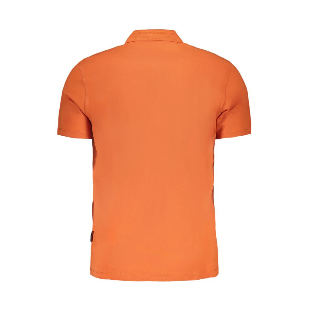 Polo de algodón naranja de Napapijri