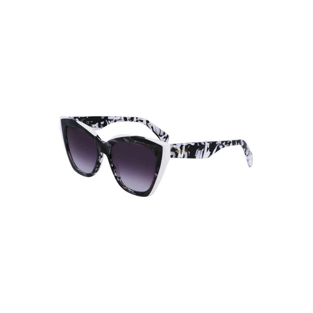 Gafas de sol de acetato blanco de Liu Jo