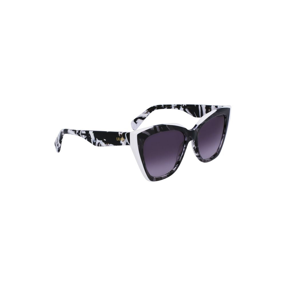 Gafas de sol de acetato blanco de Liu Jo