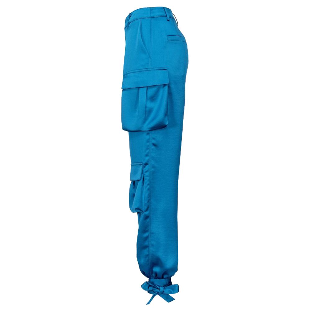 Pantalones vaqueros y pantalón de poliéster azul claro PINKO