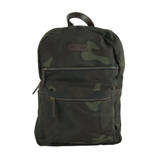 Mochila redonda con estampado de camuflaje elegante de AG Spalding & Bros