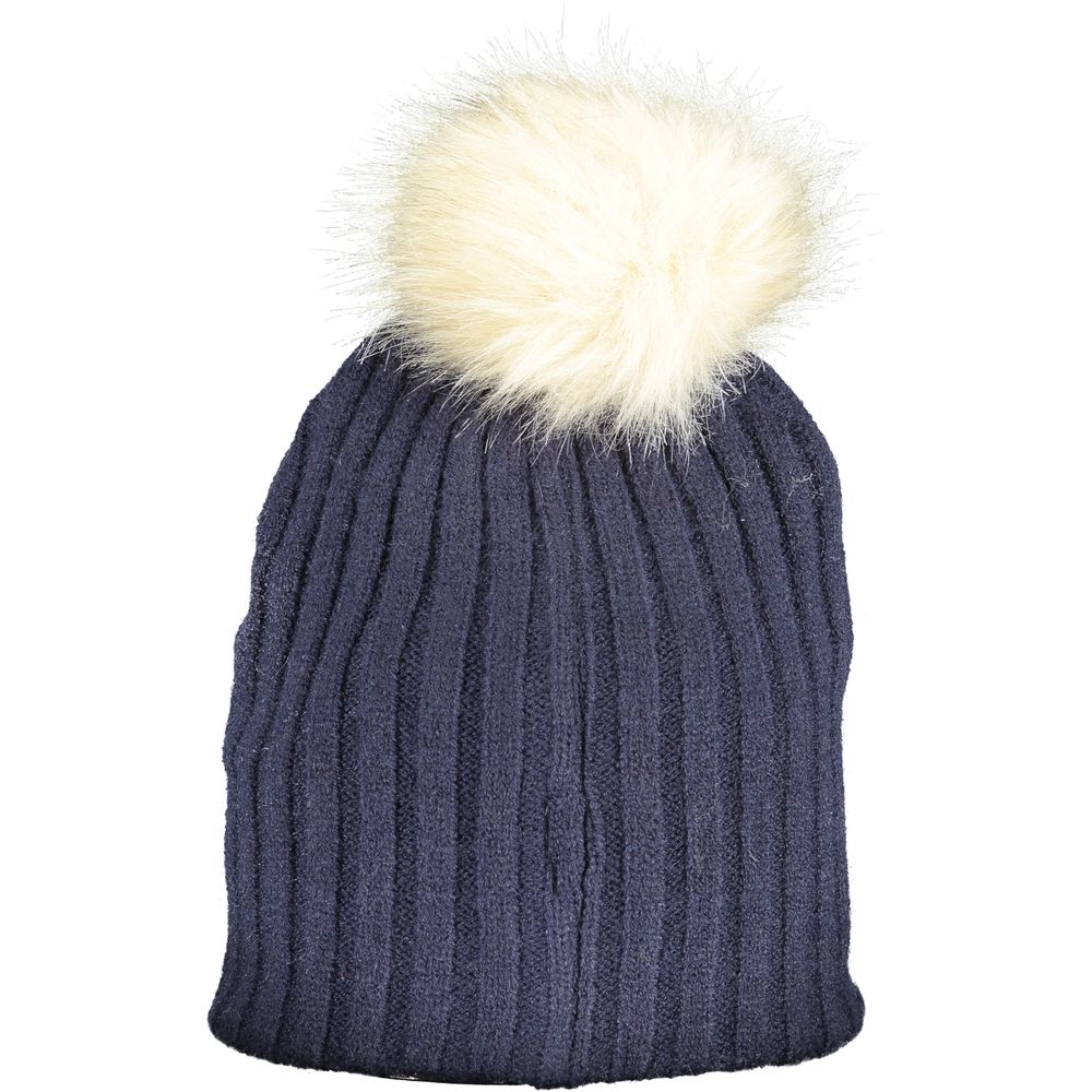 Gorro de poliéster azul