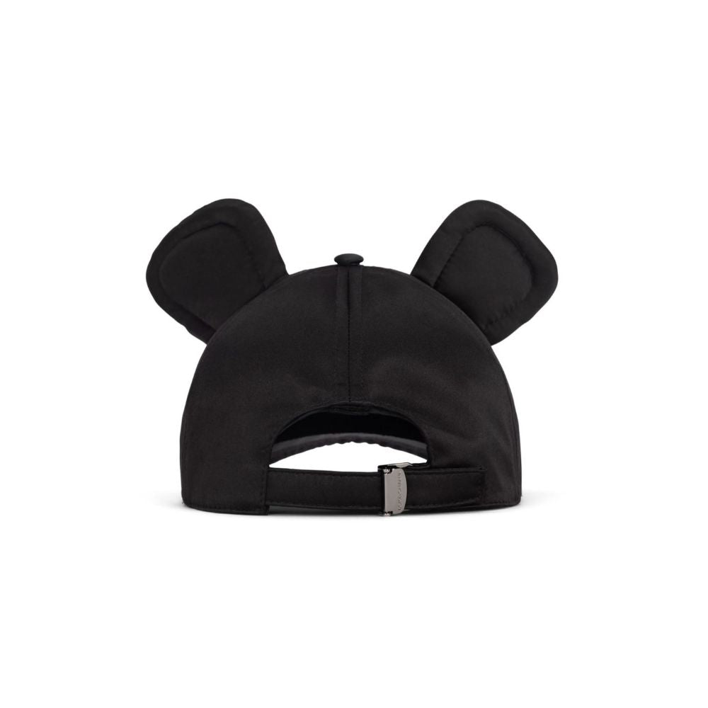 Sombrero de poliéster negro de Dolce & Gabbana