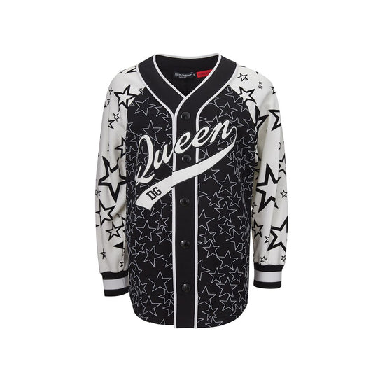 Suéter elegante de algodón negro Dolce & Gabbana para mujer