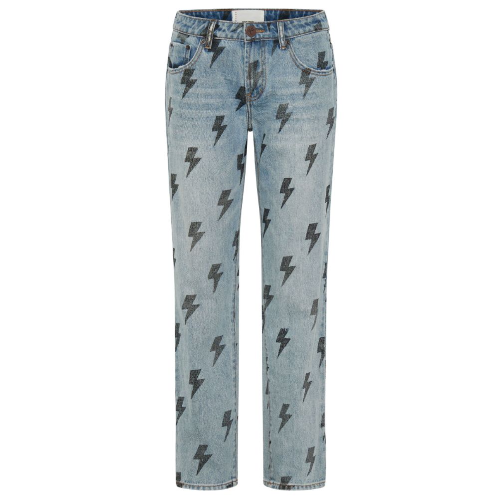 Pantalones vaqueros y pantalón de algodón azul claro One Teaspoon