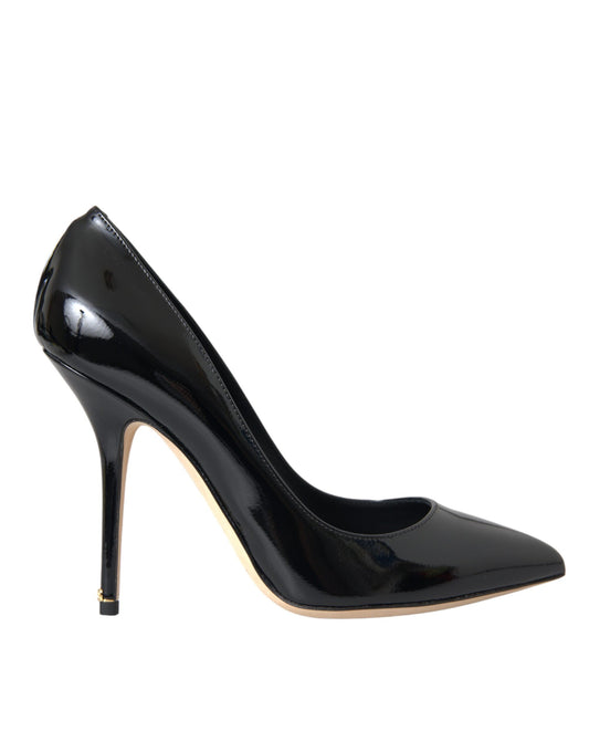 Zapatos de tacón Bellucci de charol negro de Dolce & Gabbana