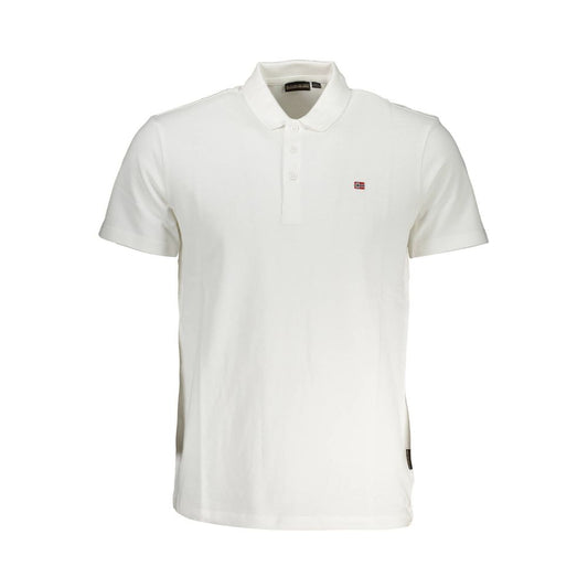 Polo elegante de manga corta en color blanco de Napapijri