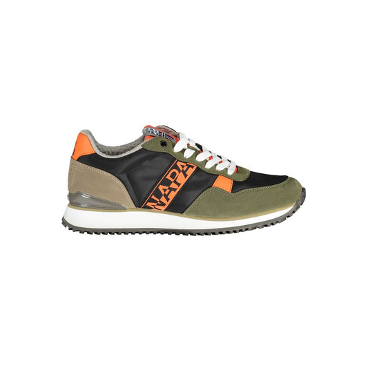 Zapatillas deportivas con cordones en contraste en color verde de Napapijri