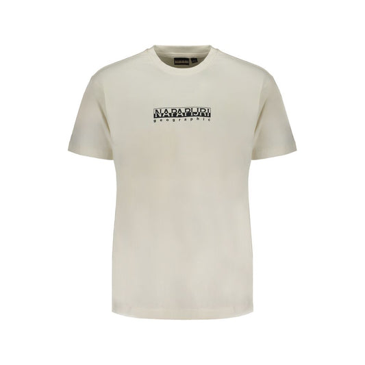 Camiseta de algodón blanca de Napapijri