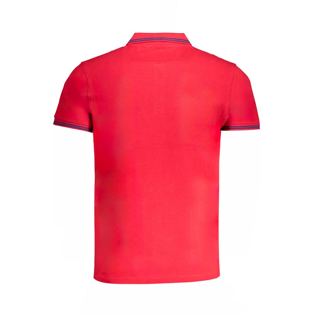 Polo de algodón rojo Cavalli Class
