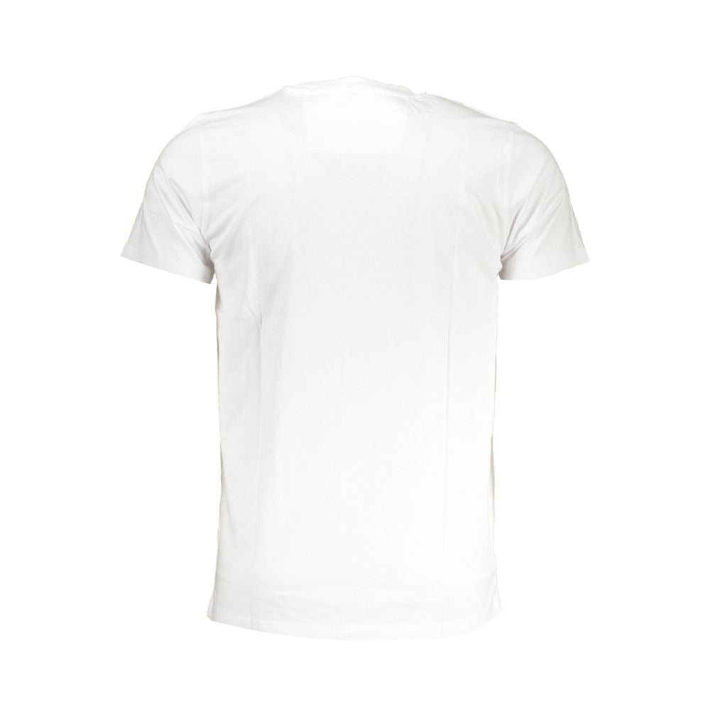 Camiseta de algodón blanca de la clase Cavalli