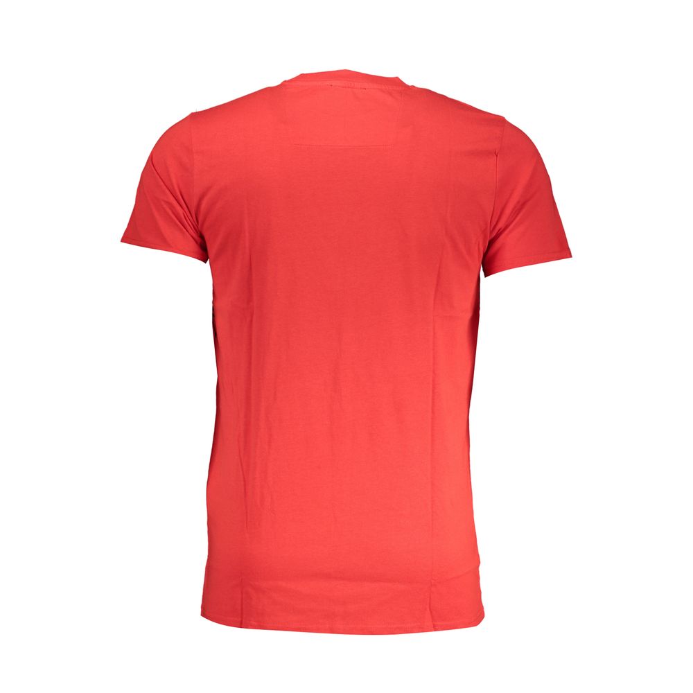 Camiseta de algodón roja de la clase Cavalli