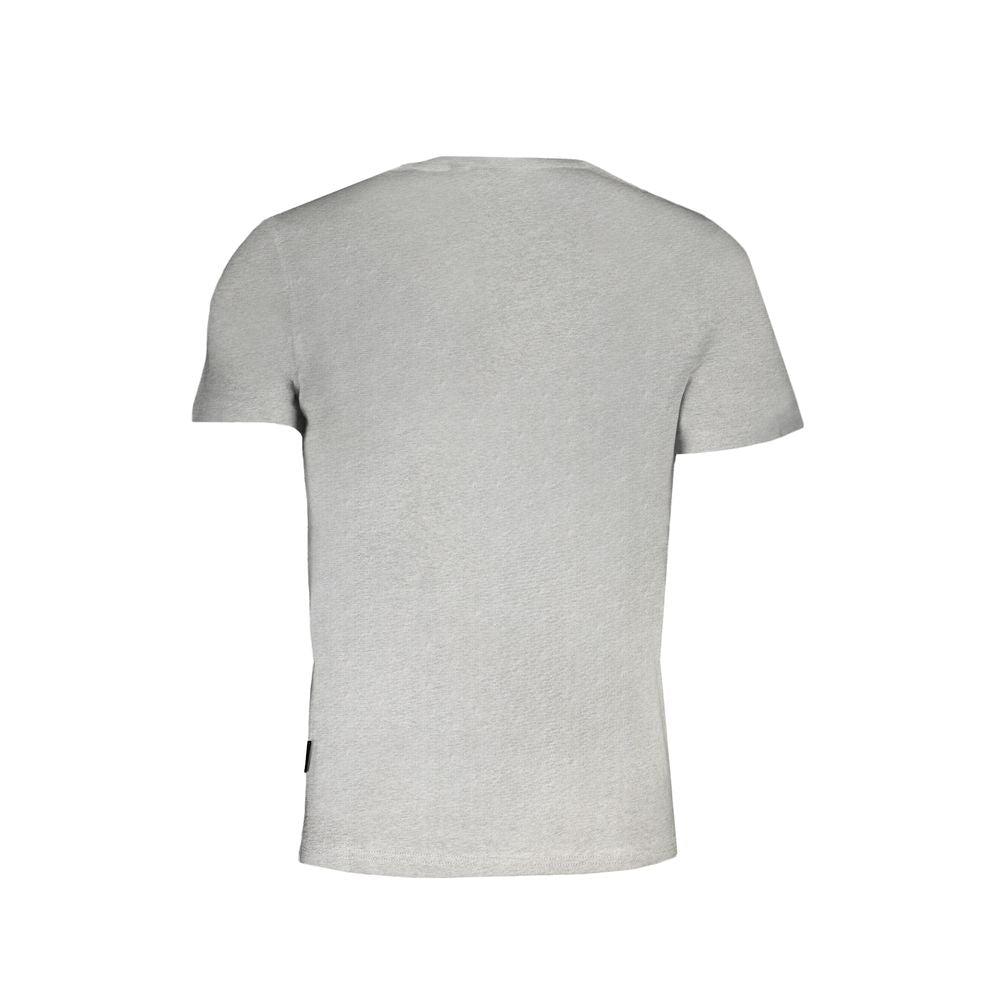 Camiseta de algodón gris de Napapijri