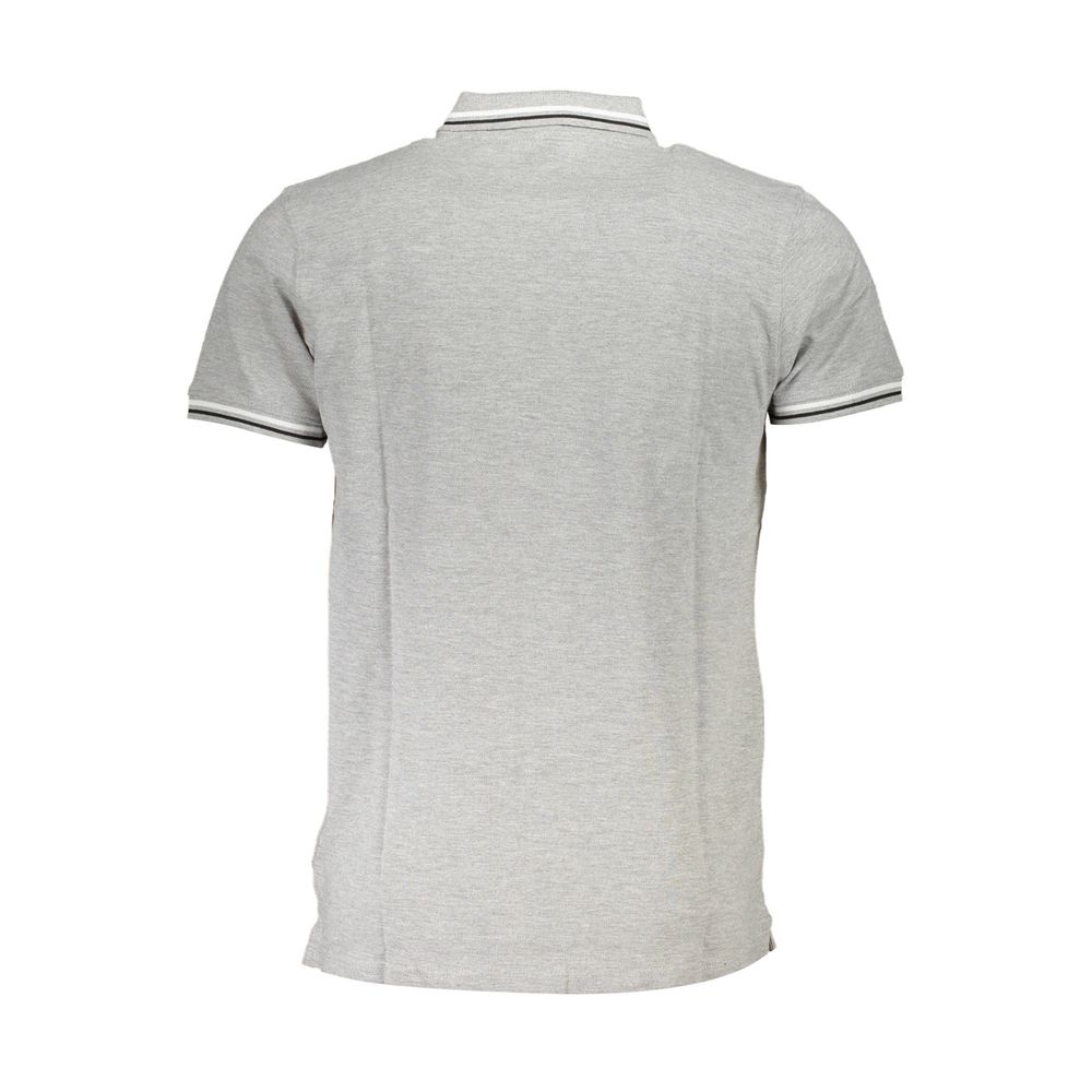 Polo de algodón gris Cavalli Class