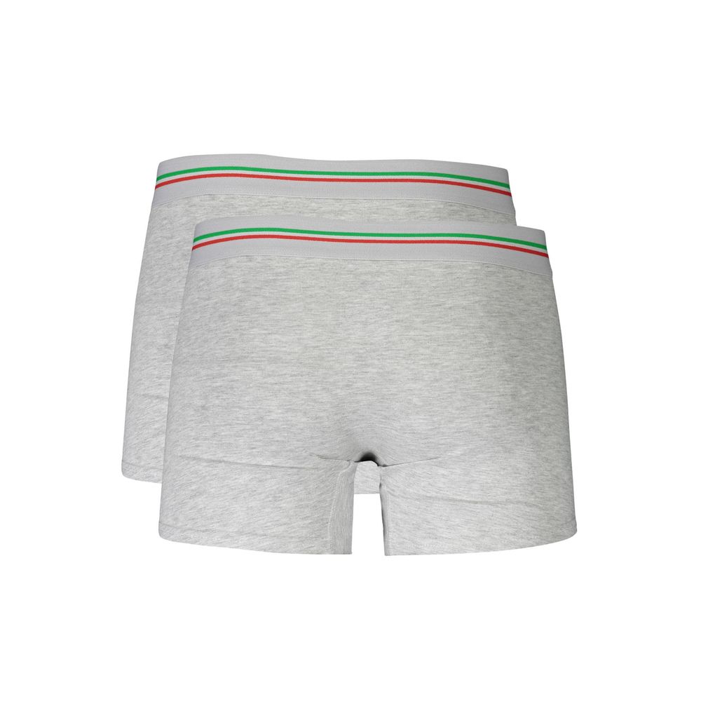 Aeronautica Militare Ropa interior de algodón gris