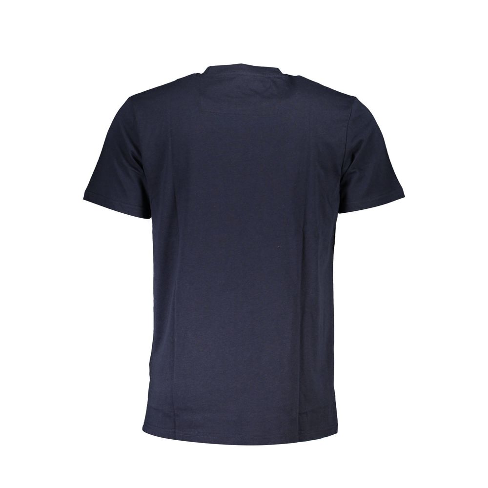 Camiseta de algodón azul Cavalli Class
