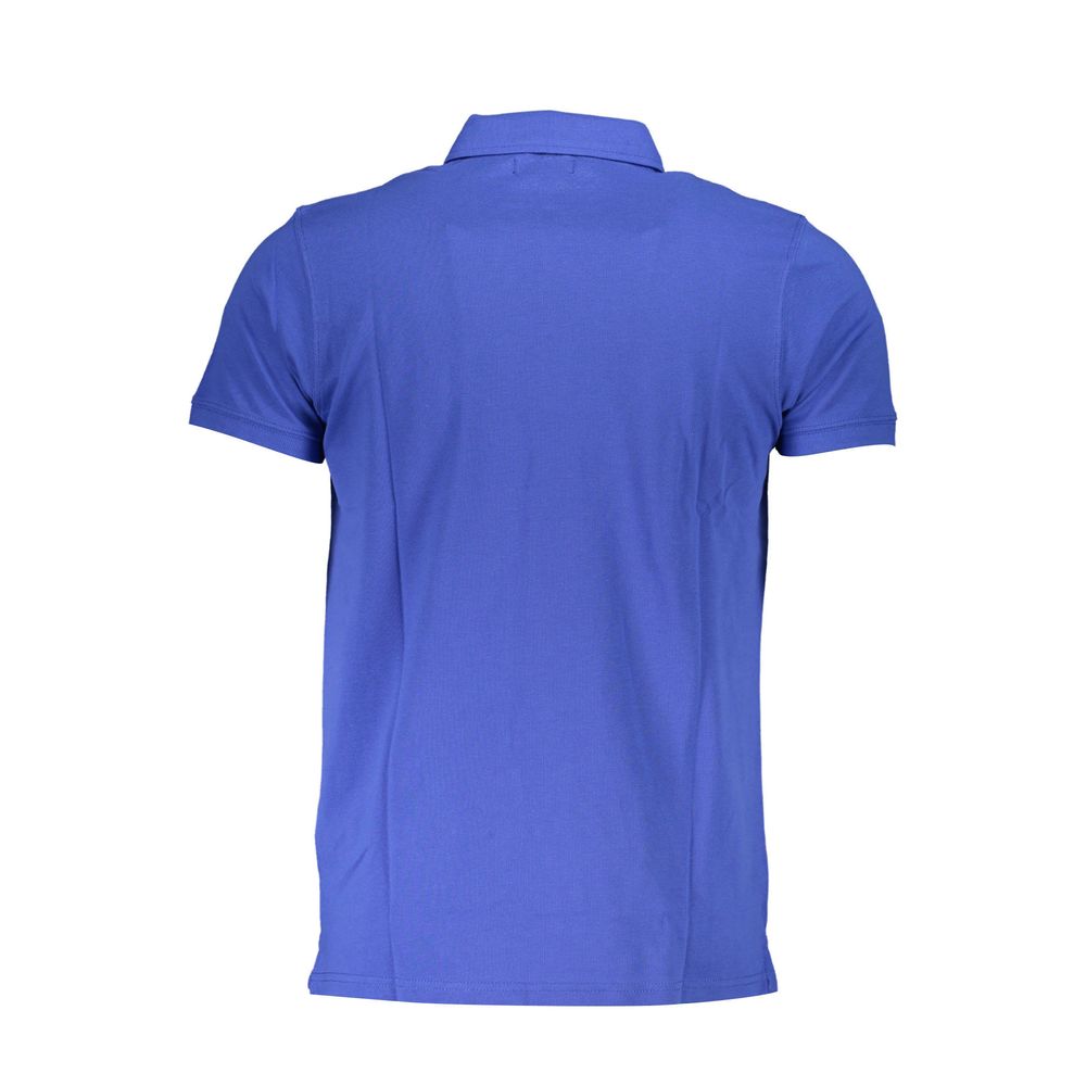 Polo de algodón azul Cavalli Class