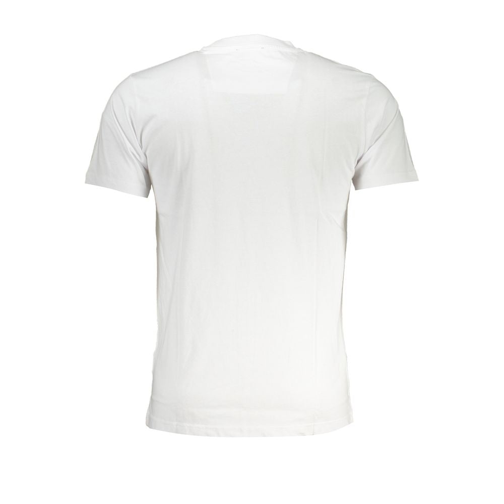Camiseta de algodón blanca de la clase Cavalli