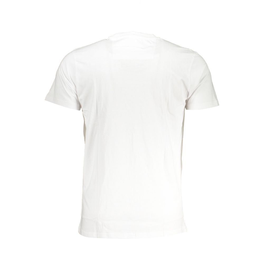Camiseta de algodón blanca de la clase Cavalli
