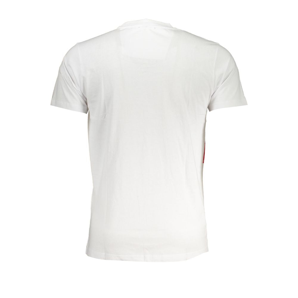 Camiseta de algodón blanca de la clase Cavalli