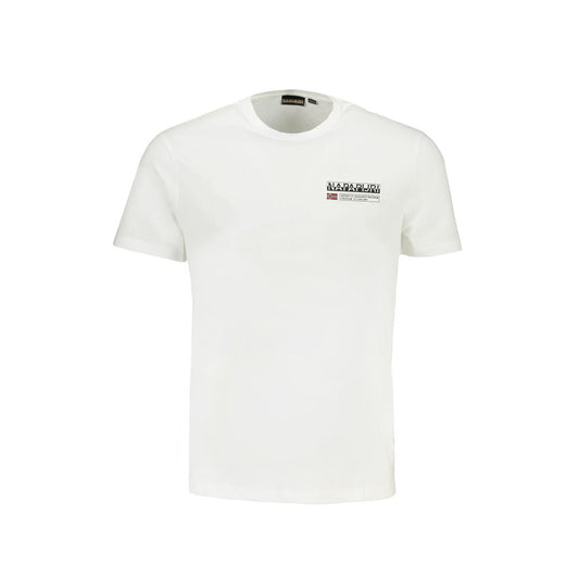 Camiseta de algodón blanca de Napapijri