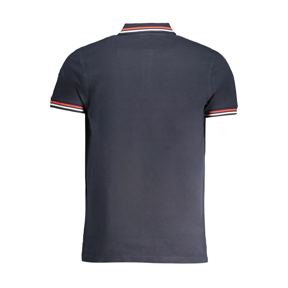 Polo de algodón azul Cavalli Class