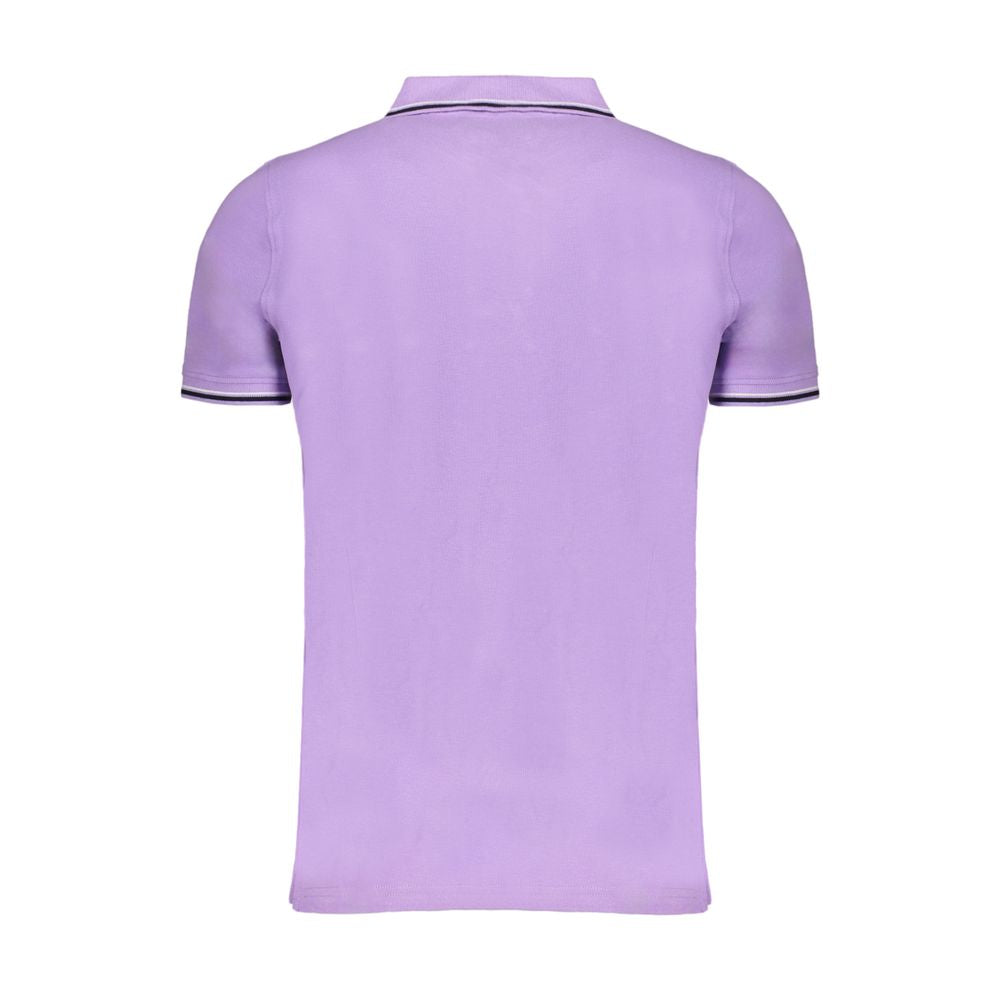 Polo de algodón morado de Noruega 1963