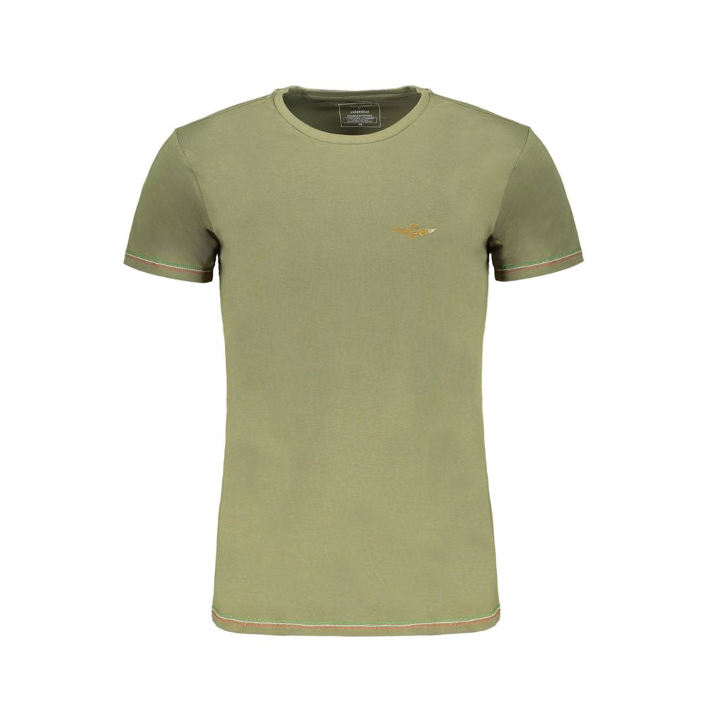 Camiseta Aeronautica Militare de algodón verde