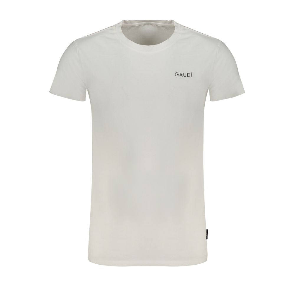 Camiseta de algodón blanca Gaudí