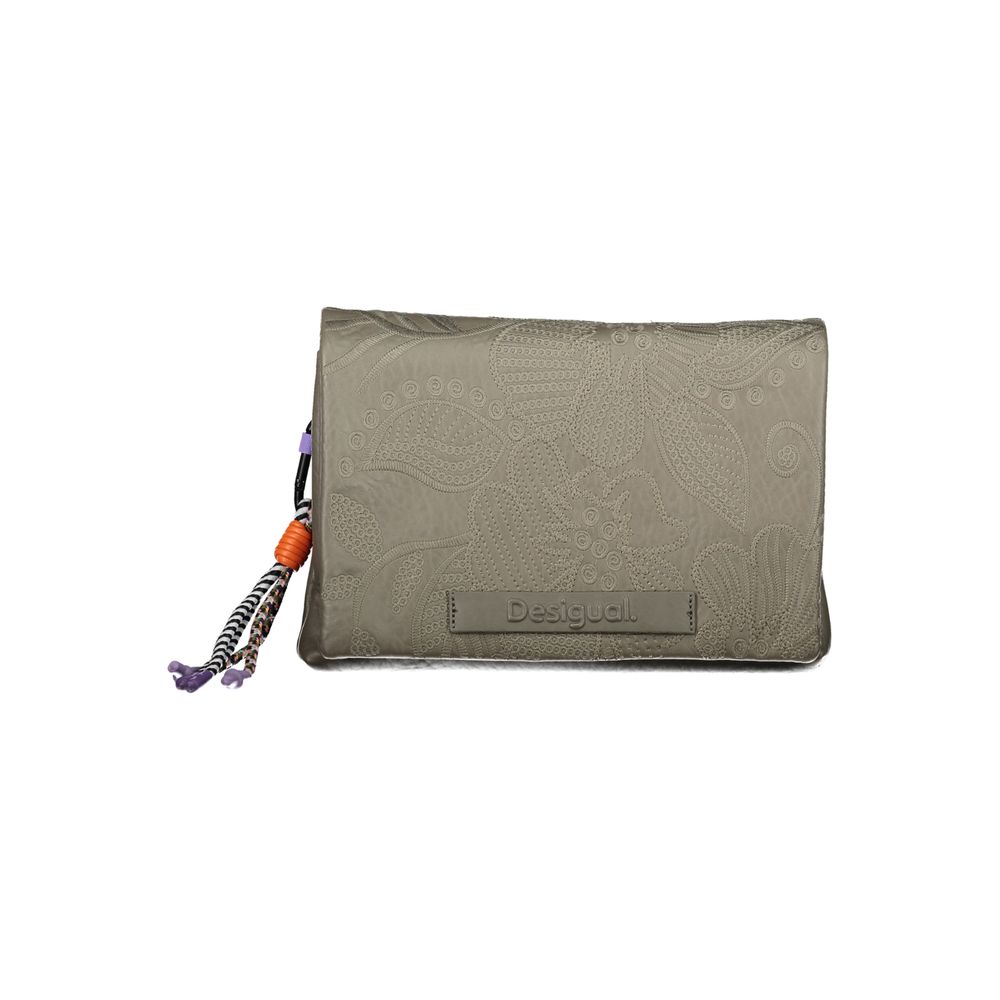 Bolso de mano Desigual de polietileno verde