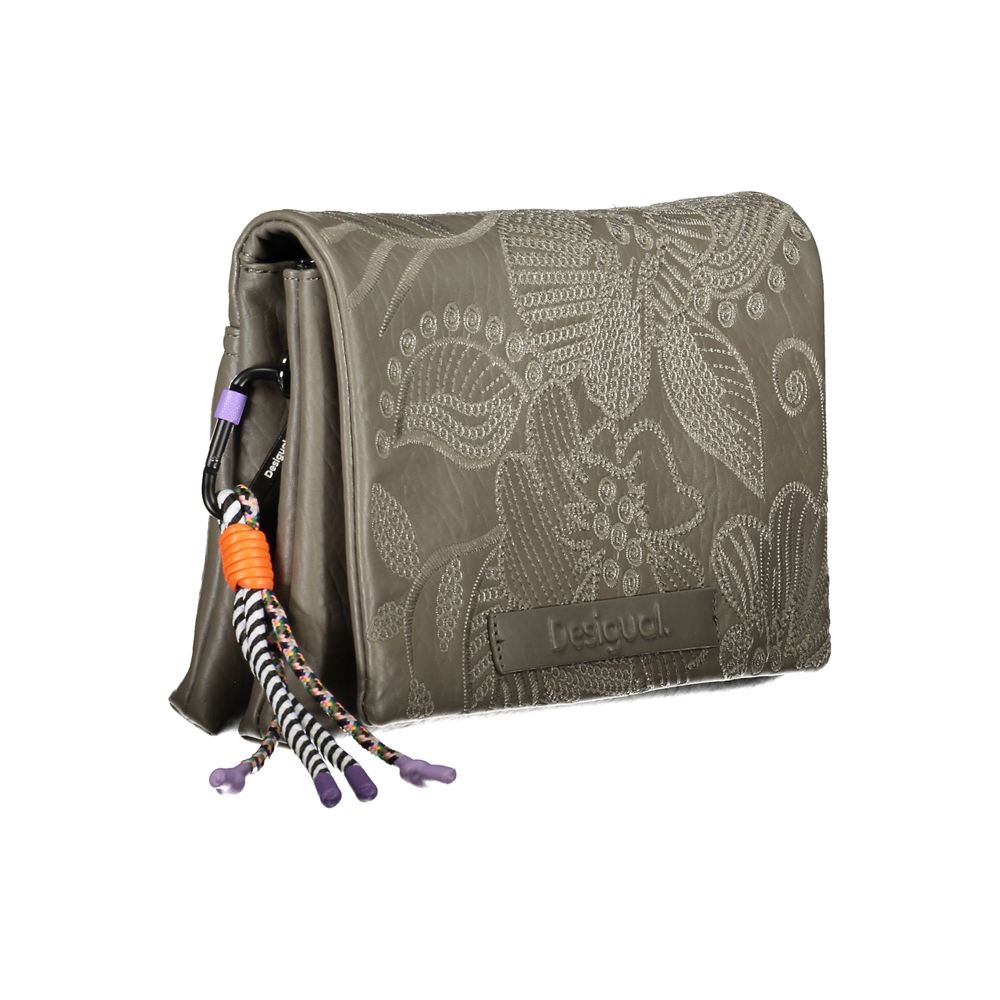 Bolso de mano Desigual de polietileno verde