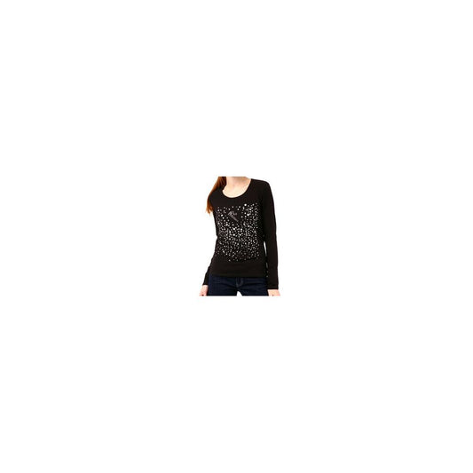 Camiseta de mujer Montana Blu de algodón negro