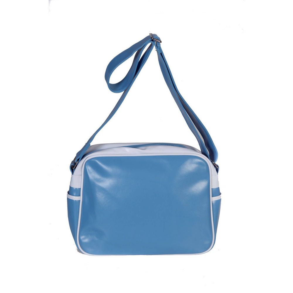 Bolso de tela celeste