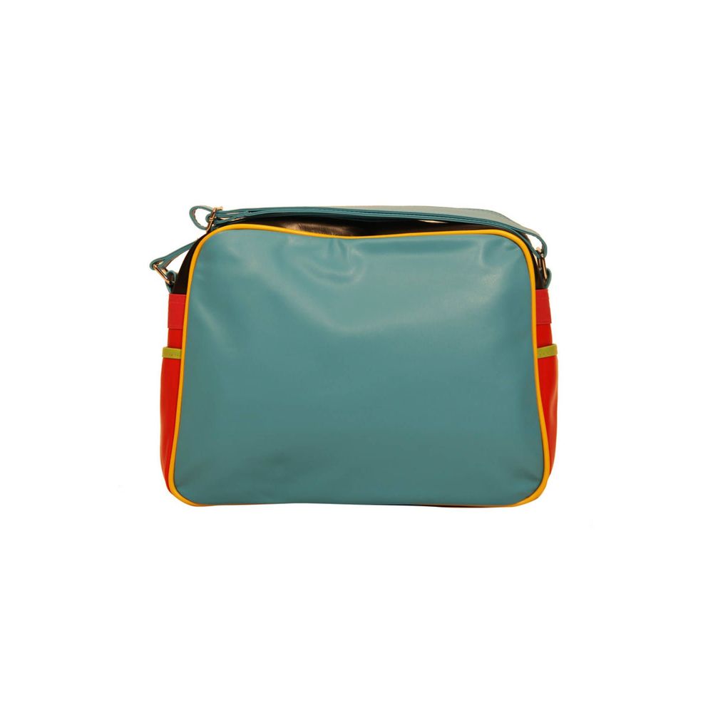 Bolso de tela celeste