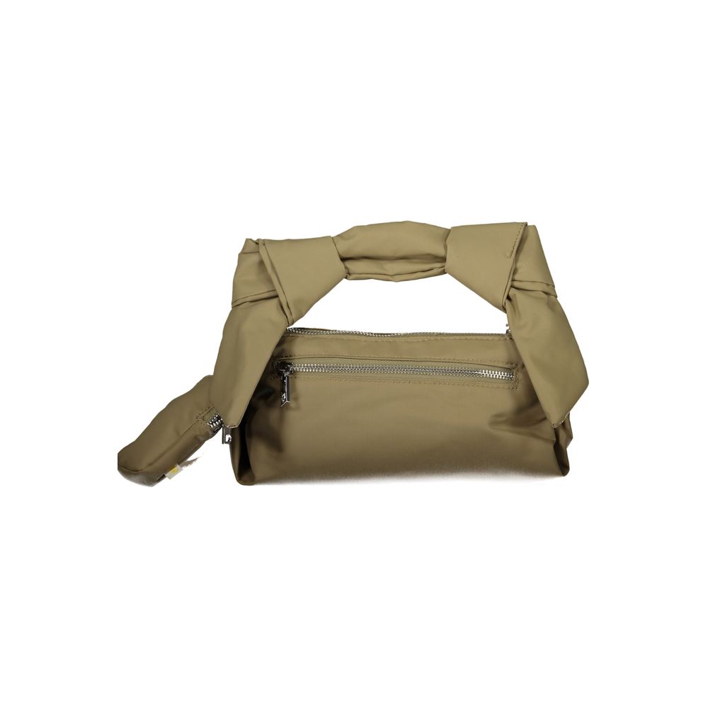 Bolso de mano de poliéster verde Desigual