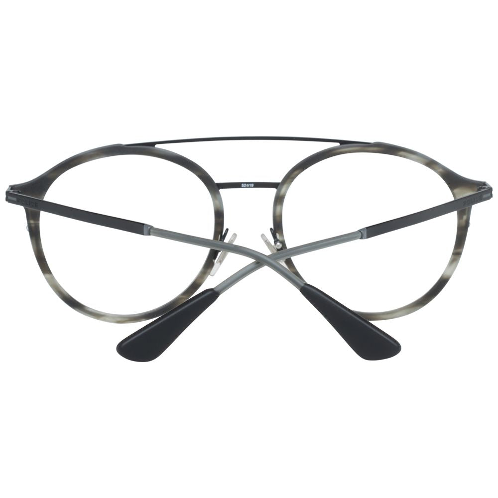Monturas ópticas para hombre de color gris policía