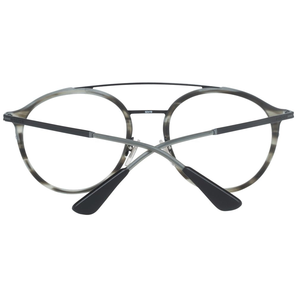 Monturas ópticas para hombre de color gris policía