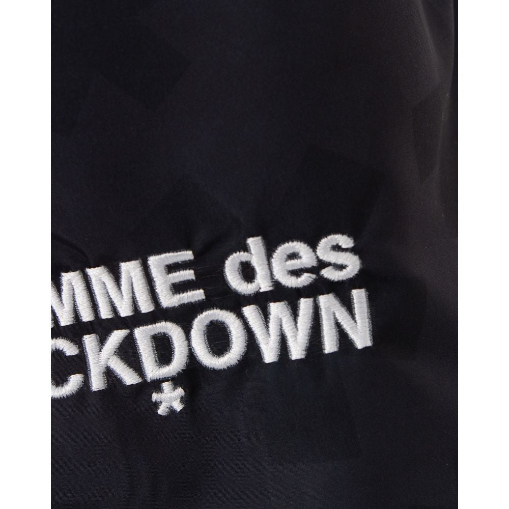 Traje de baño de poliéster negro Comme Des Fuckdown