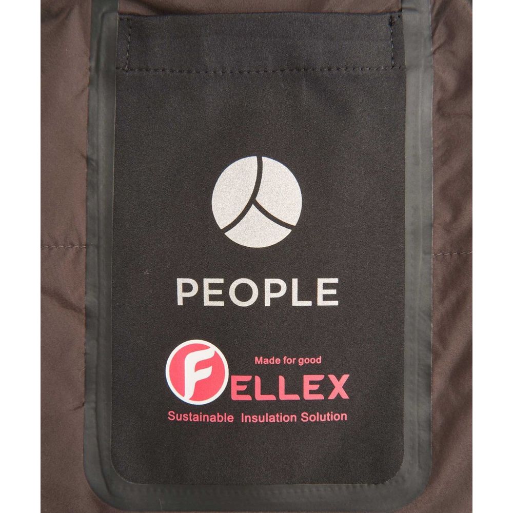 Chaqueta de poliéster marrón de People Of Shibuya