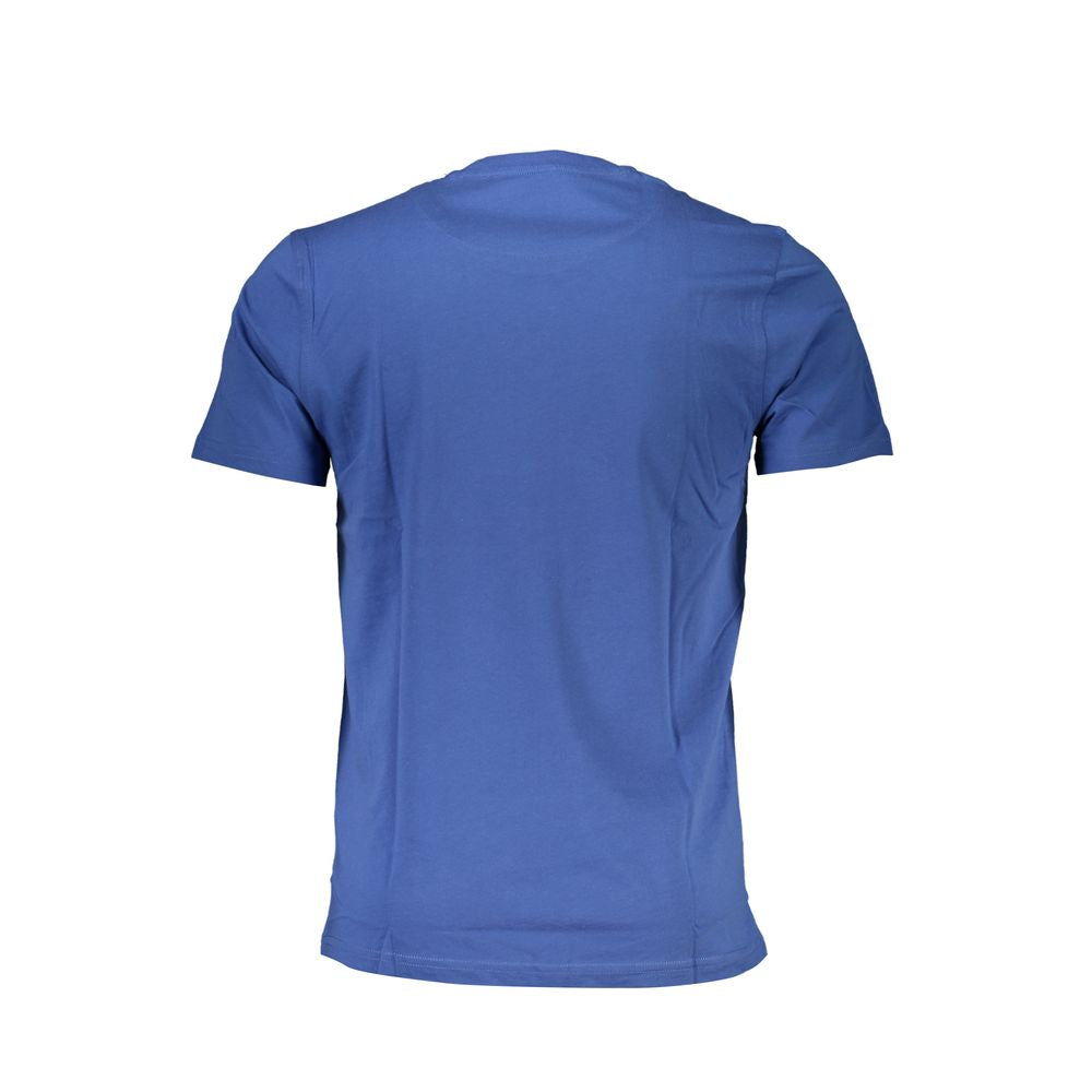 Camiseta de algodón azul de Harmont & Blaine