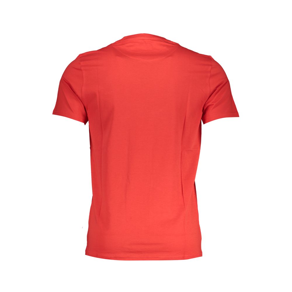 Camiseta de algodón roja de Harmont & Blaine