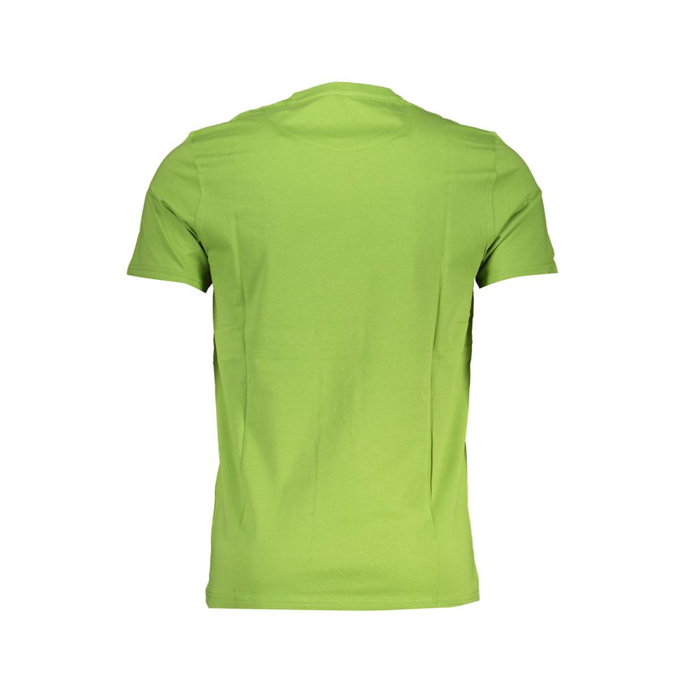 Camiseta de algodón verde Harmont & Blaine
