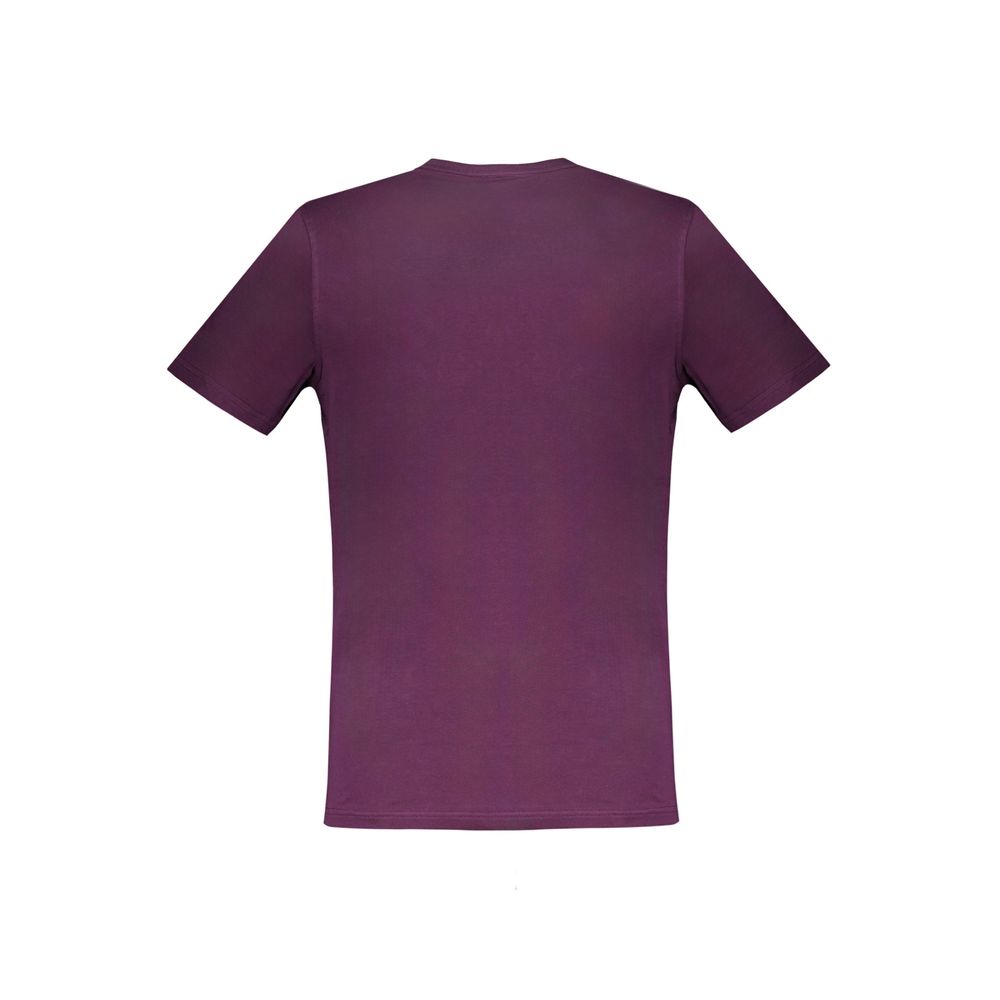 Camiseta de algodón violeta de Harmont & Blaine