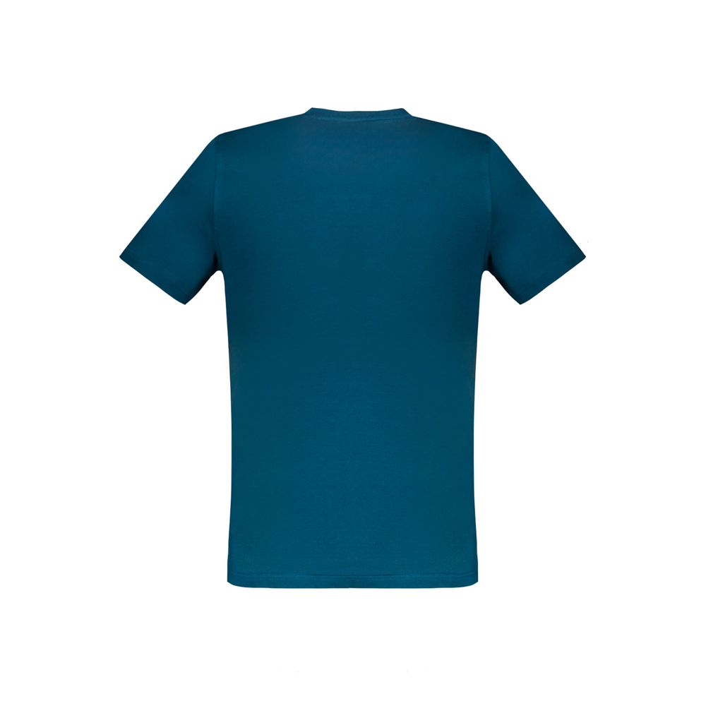 Camiseta de algodón azul de Harmont & Blaine