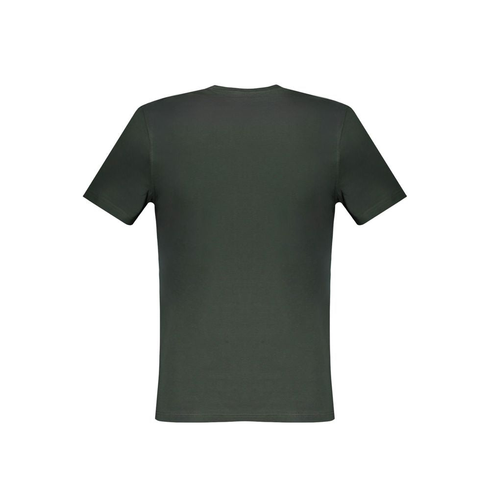 Camiseta de algodón verde Harmont & Blaine