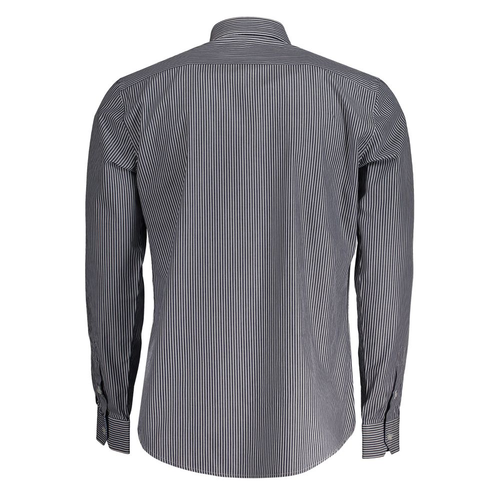 Camisa de algodón azul Harmont & Blaine