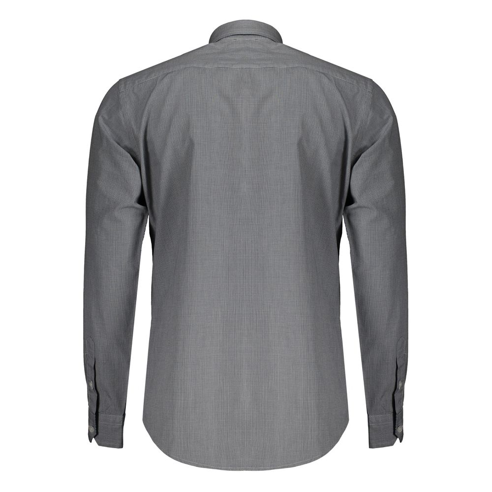 Camisa de algodón azul Harmont & Blaine