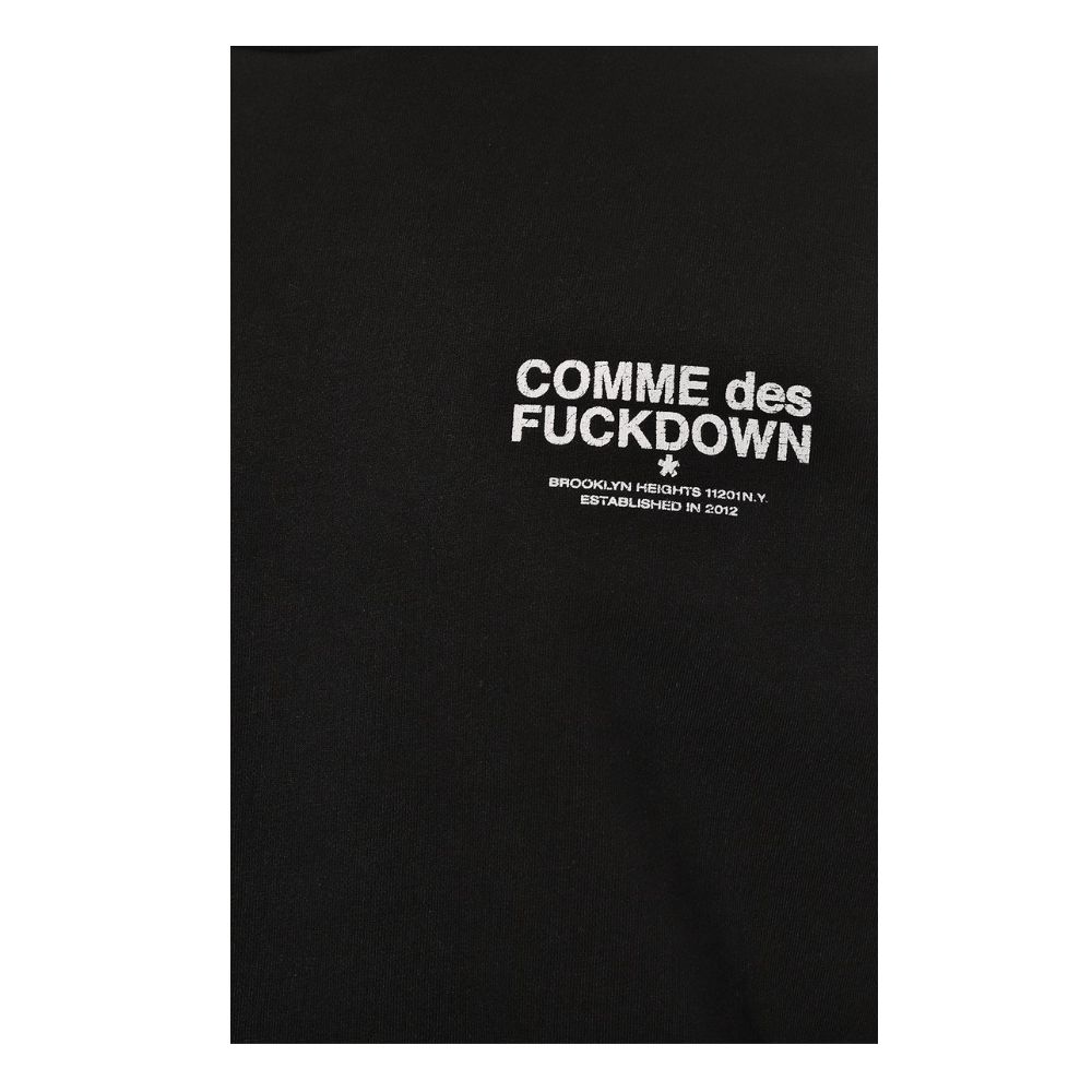 Suéter de algodón negro Comme Des Fuckdown