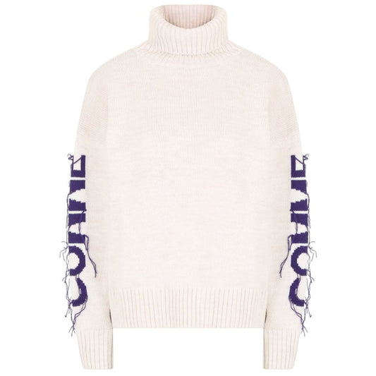 Suéter acrílico beige de Comme Des Fuckdown