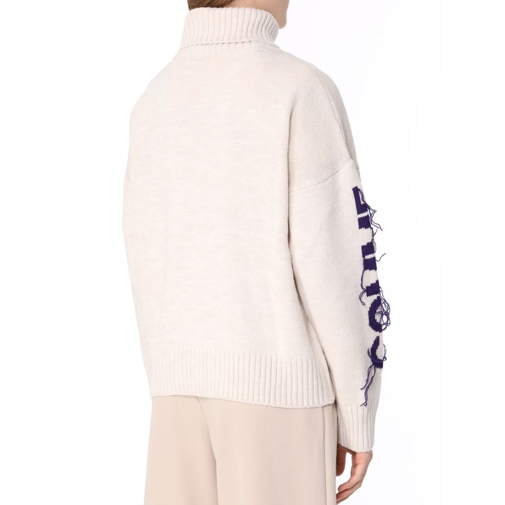 Suéter acrílico beige de Comme Des Fuckdown